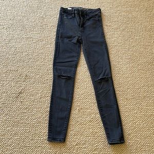American Eagle Black Jeggings, size 2